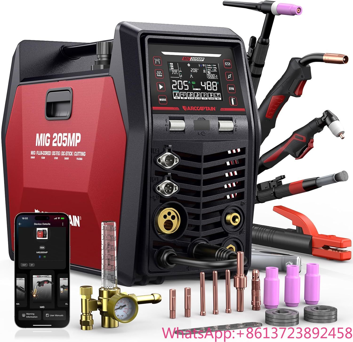 Portable Welding Generator - ARCCAPTAIN MIG205MP Poste à souder multiprocessus