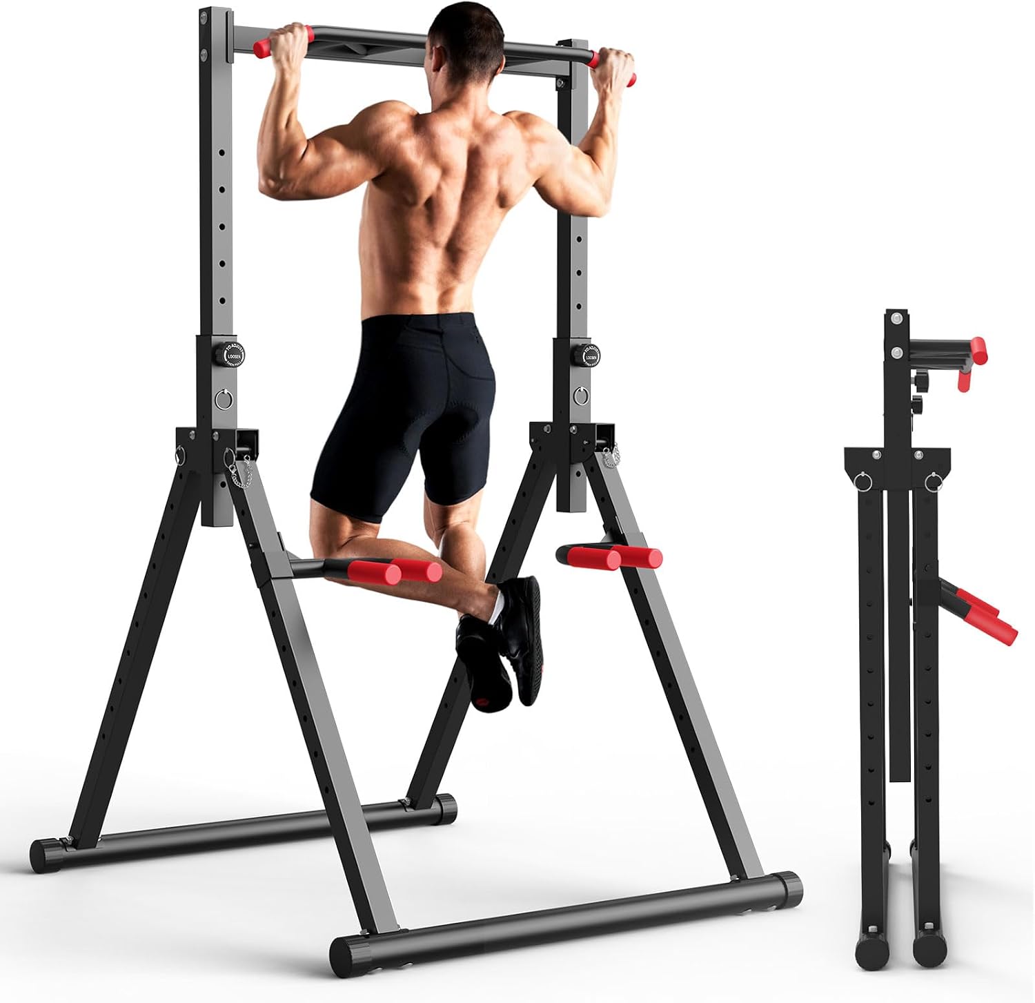 Heavy Equipment Training - Tour de musculation pliable multifonctionnelle, station