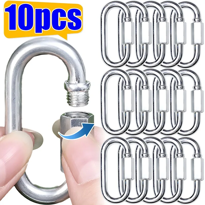 Heavy Equipment Keychain - Mousquetons RapDuty en Acier Inoxydable, Anneau