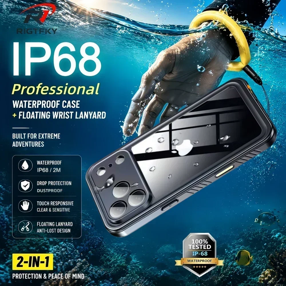 Heavy Equipment Bucket - Étui étanche IP68 pour iPhone 17