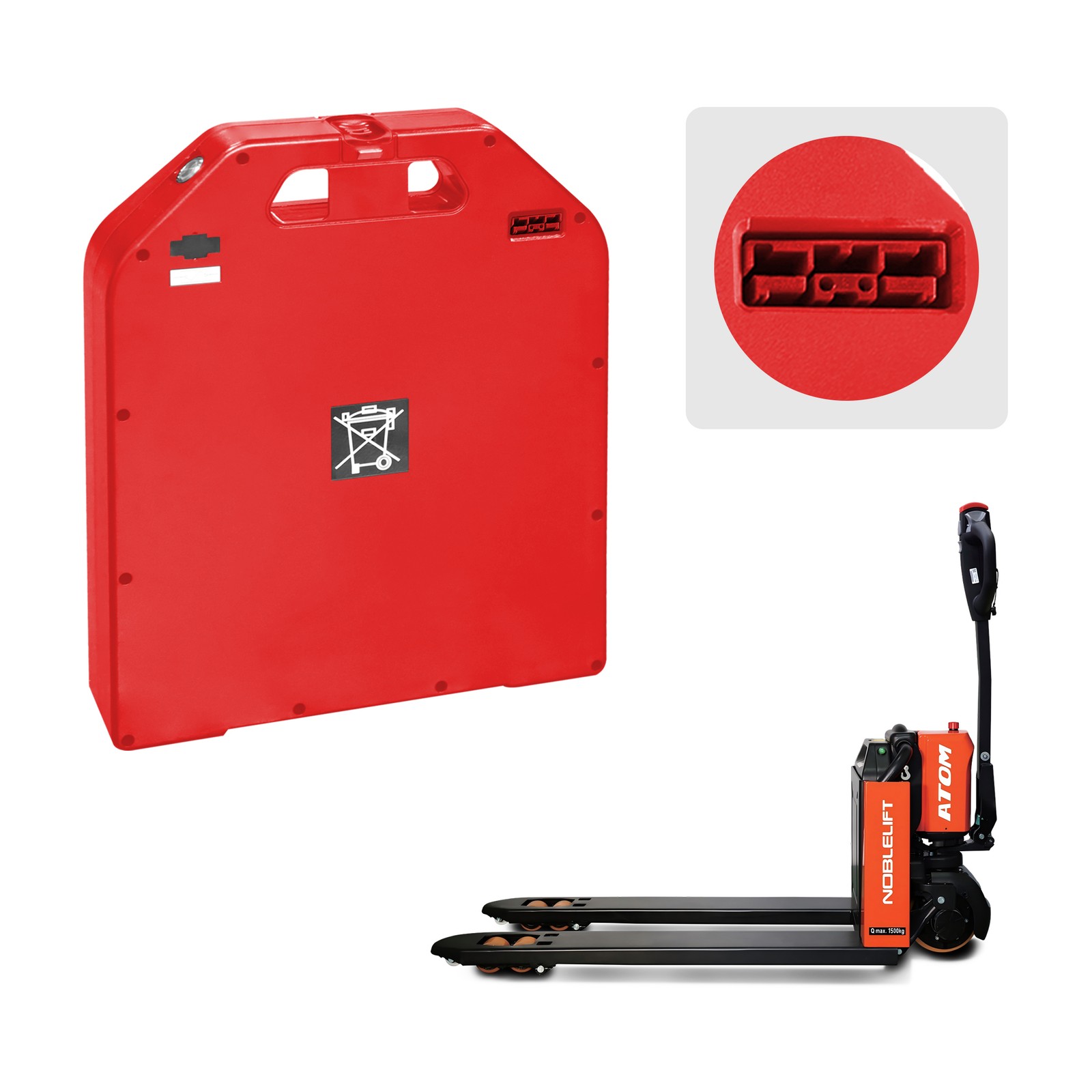 Electric Pallet Jack - Batterie au lithium 24 V 20