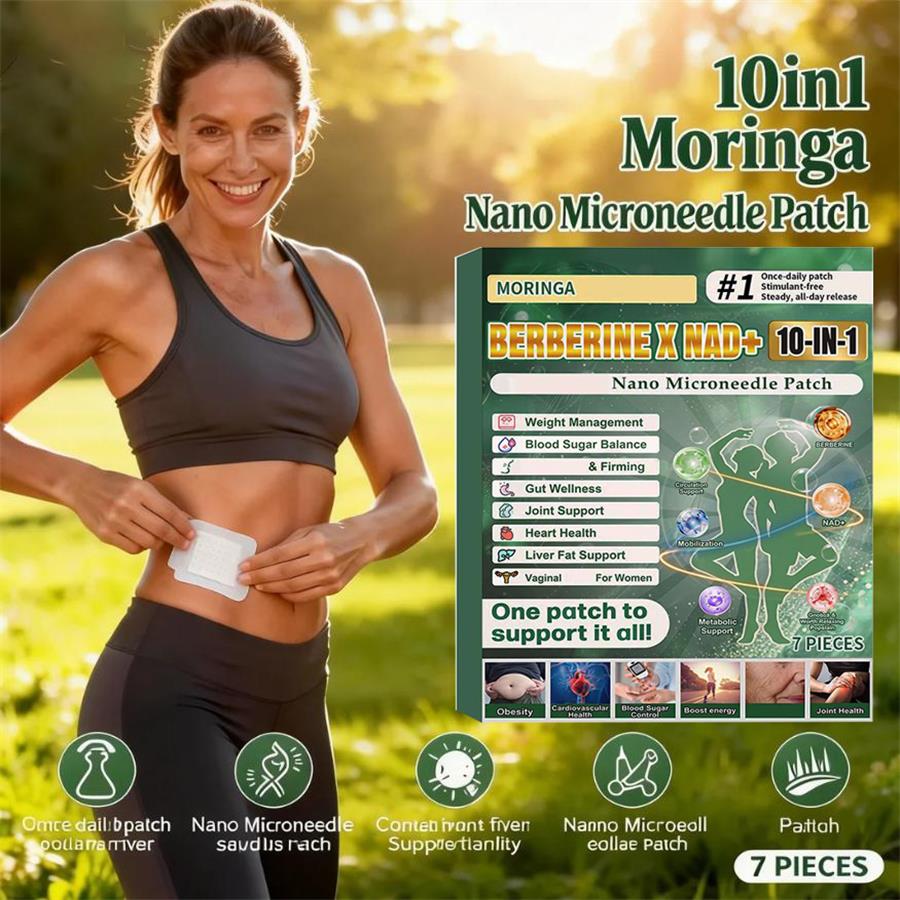 Heavy Equipment Stickers - Patch Moringa Berberine NAD 10-en-1 Nano