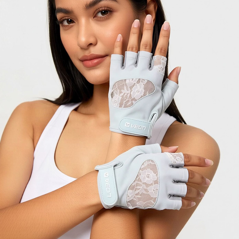 Heavy Equipment Logo - Gants de fitness en dentelle pour