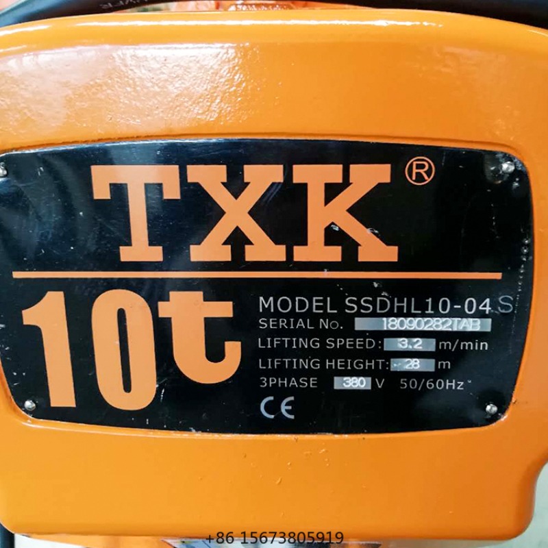 Palans électriques à chaîne TX - Electric Chain Hoist avis et prix