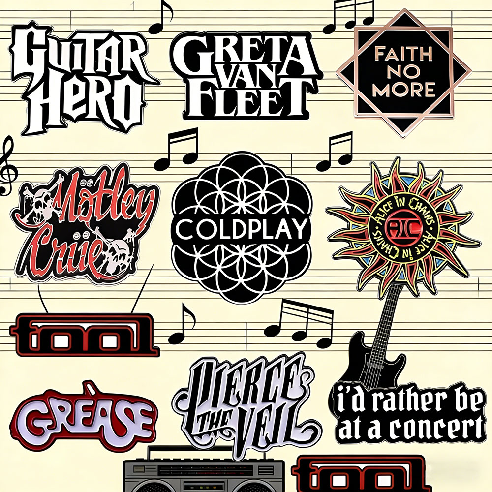 Broche avec Logo musical class - Heavy Equipment Logo avis et prix