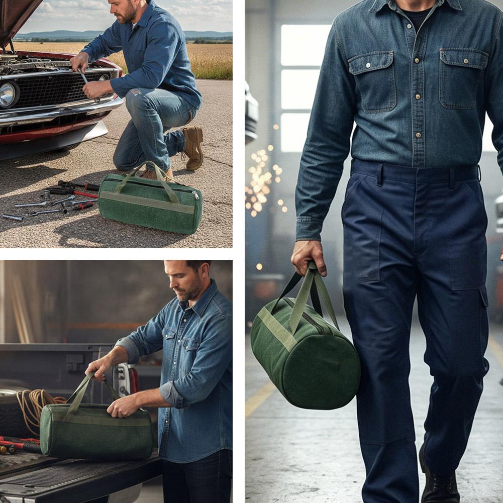 Sac à outils cylindrique en to - Heavy Equipment Storage avis et prix