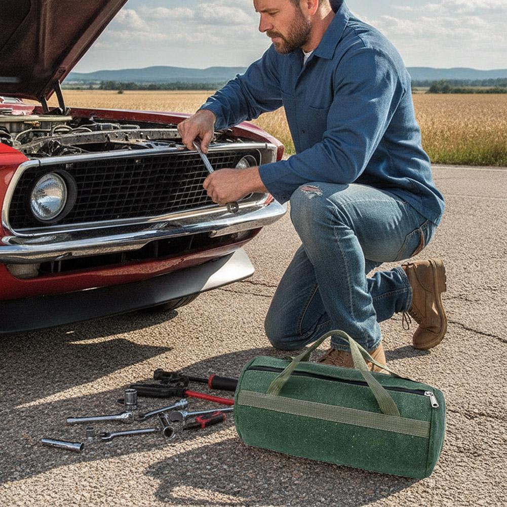 Sac à outils cylindrique en to - Heavy Equipment Storage avis et prix