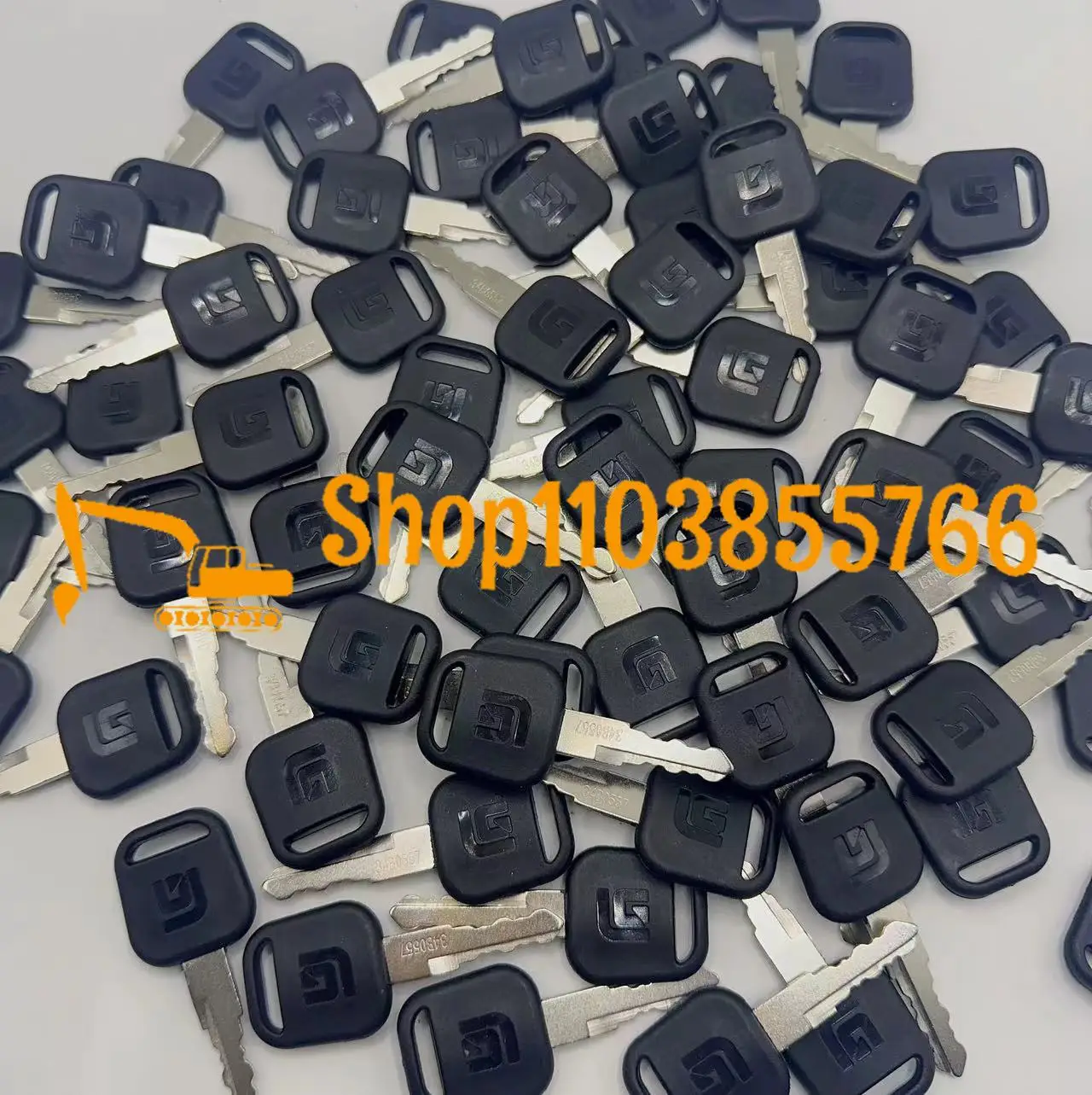 2 clés neuves 34B0557 avec ouv - Heavy Equipment Keychain avis et prix