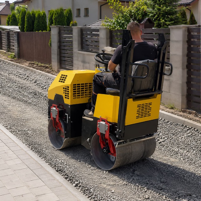 Compacteur vibrant à double ta - Heavy Equipment Construction avis et prix