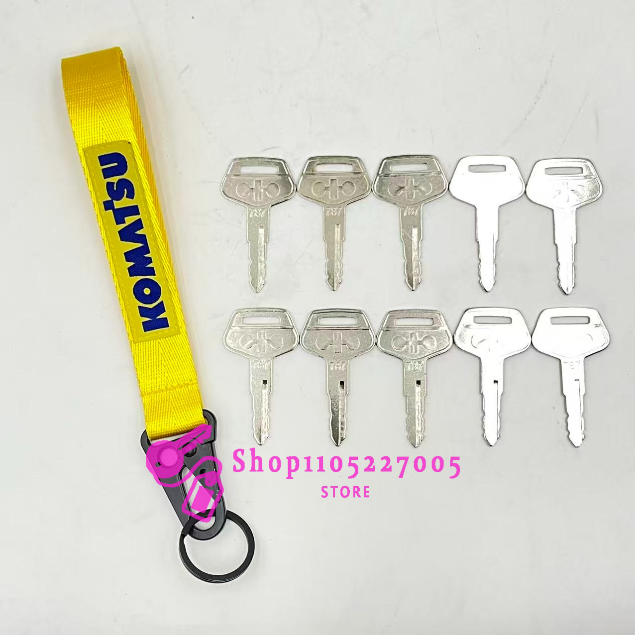 2/5/10PCS Clé 787 pour engins  - Heavy Equipment Keychain avis et prix