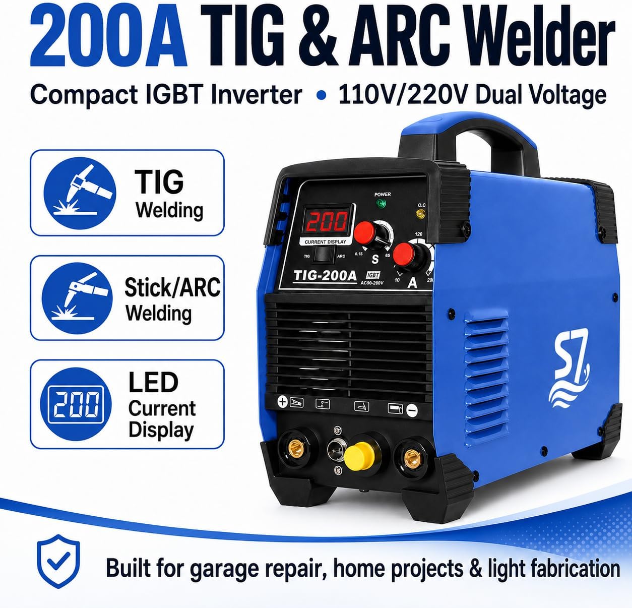 Soudeuse TIG DC 200A avec déma - Portable Welding Generator avis et prix