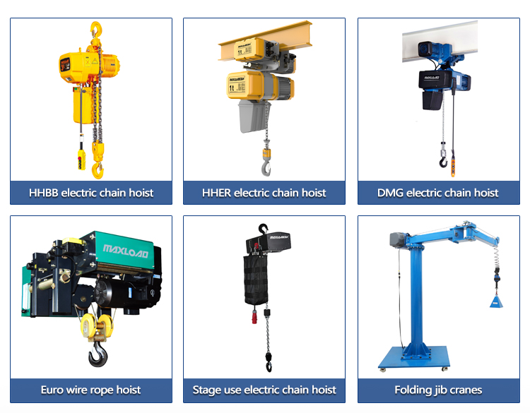 Palan électrique pour salle de - Electric Chain Hoist avis et prix