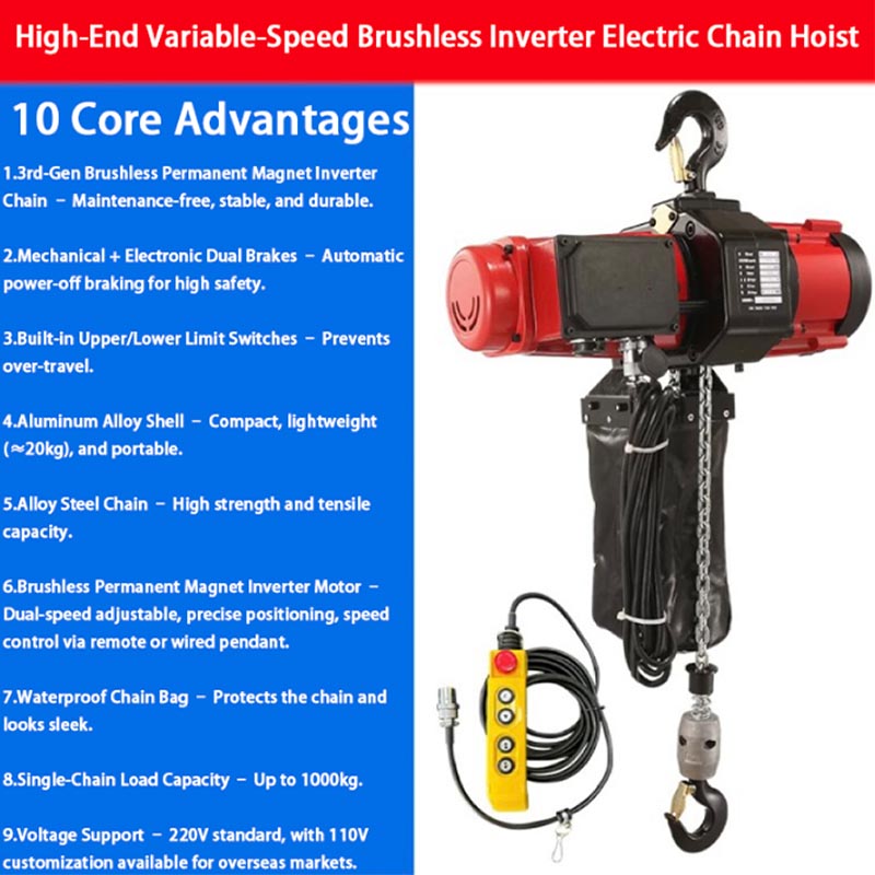 Palans électriques à chaîne 22 - Electric Chain Hoist avis et prix