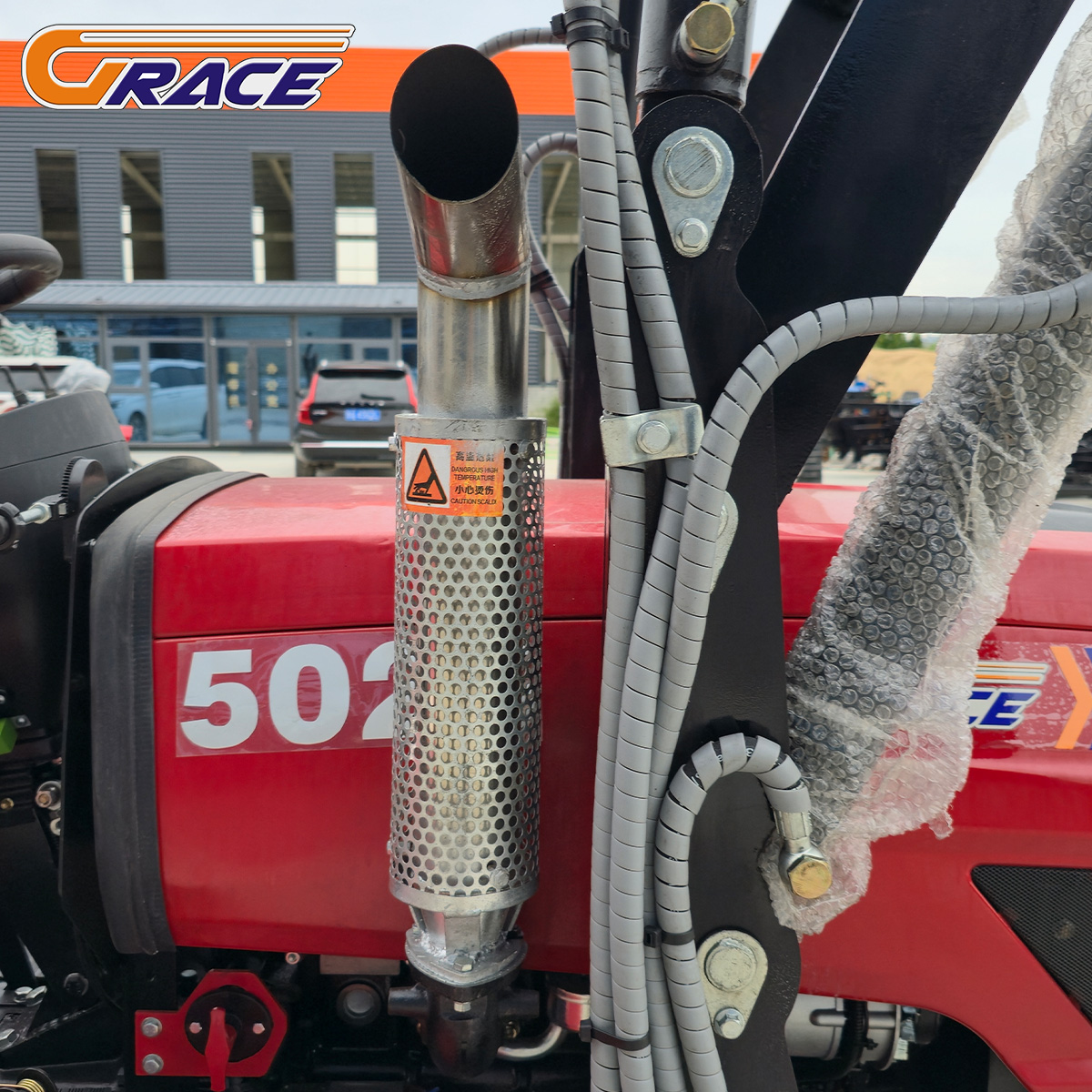Mini motoculteur diesel 50 CV  - Tractor Backhoe avis et prix