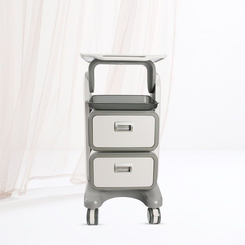 Chariot de Salon Blanc Sans Lo - Heavy Equipment Logo avis et prix
