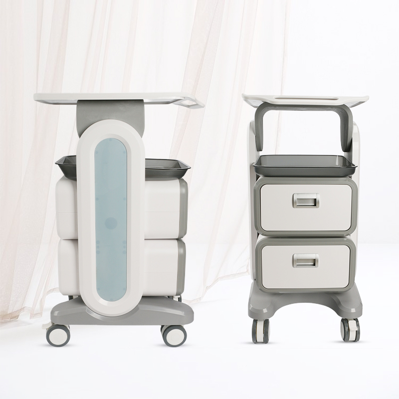 Chariot de Salon Blanc Sans Lo - Heavy Equipment Logo avis et prix