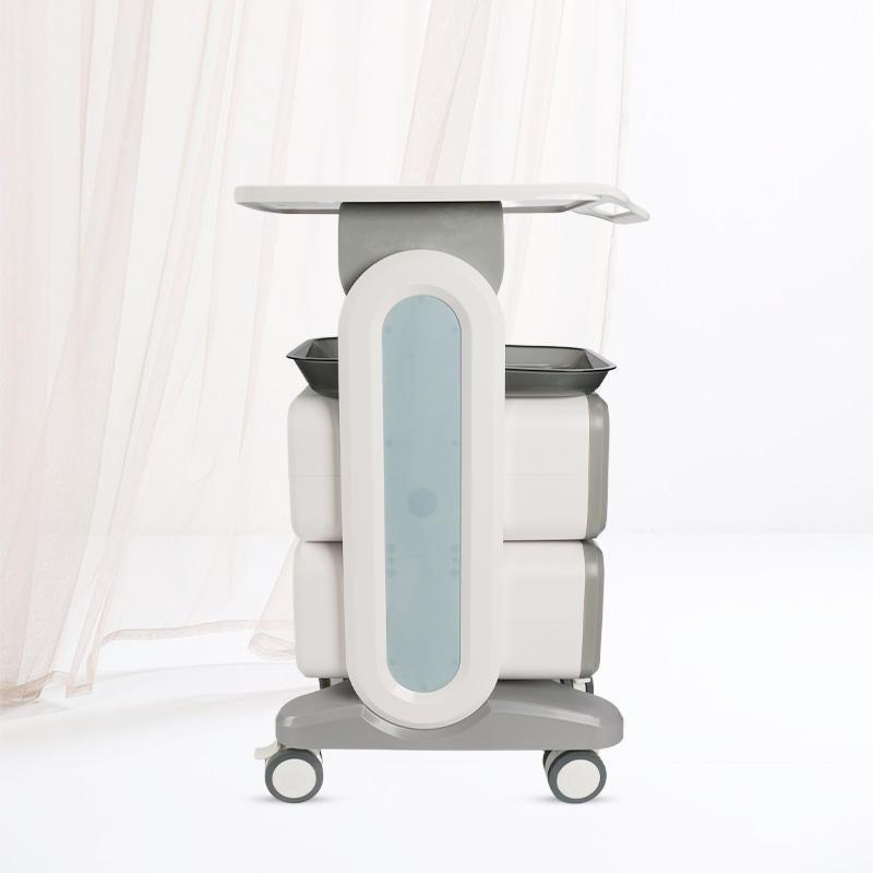 Chariot de Salon Blanc Sans Lo - Heavy Equipment Logo avis et prix
